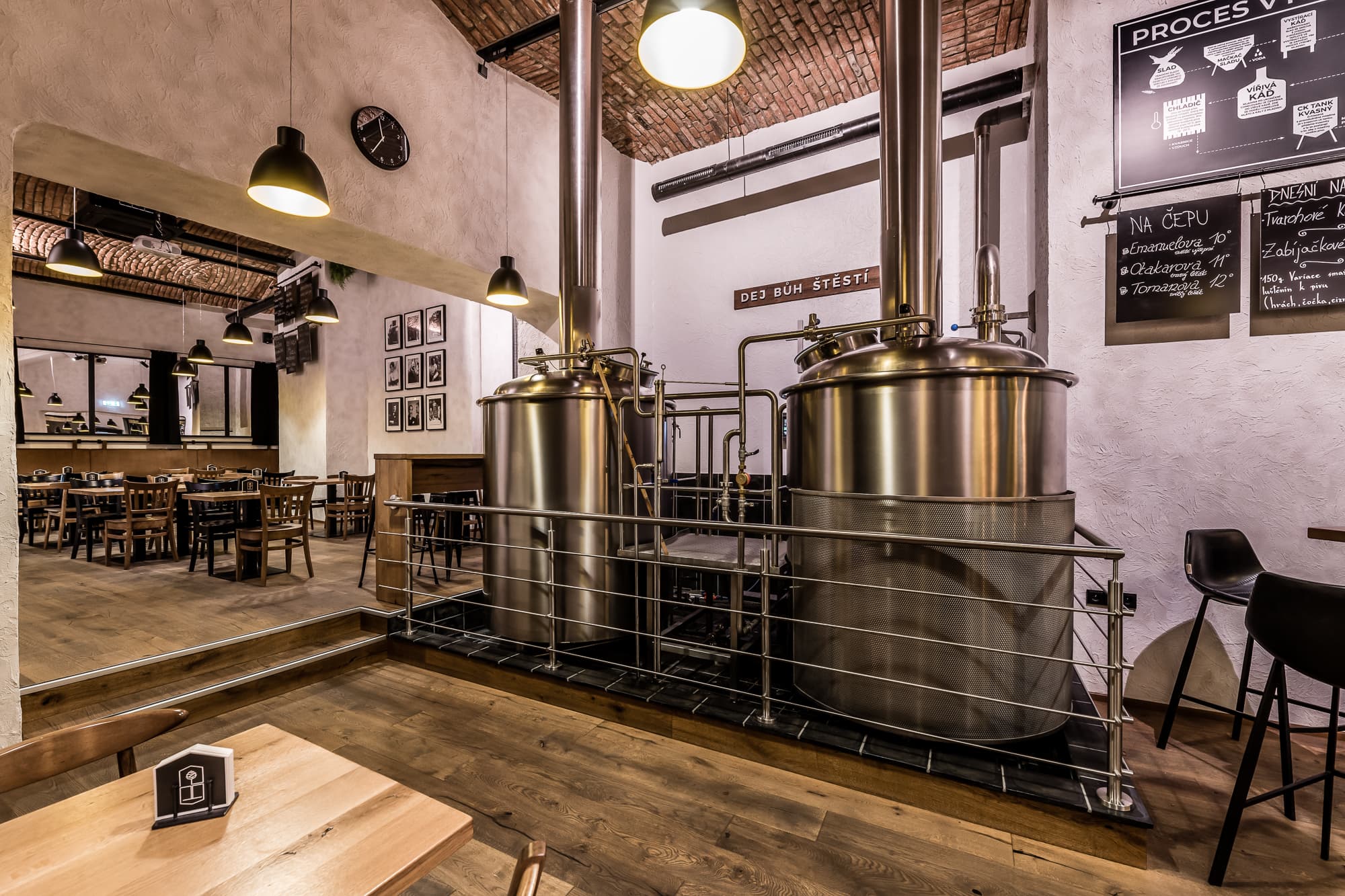 Brewery and bar at the U Tomana restaurant