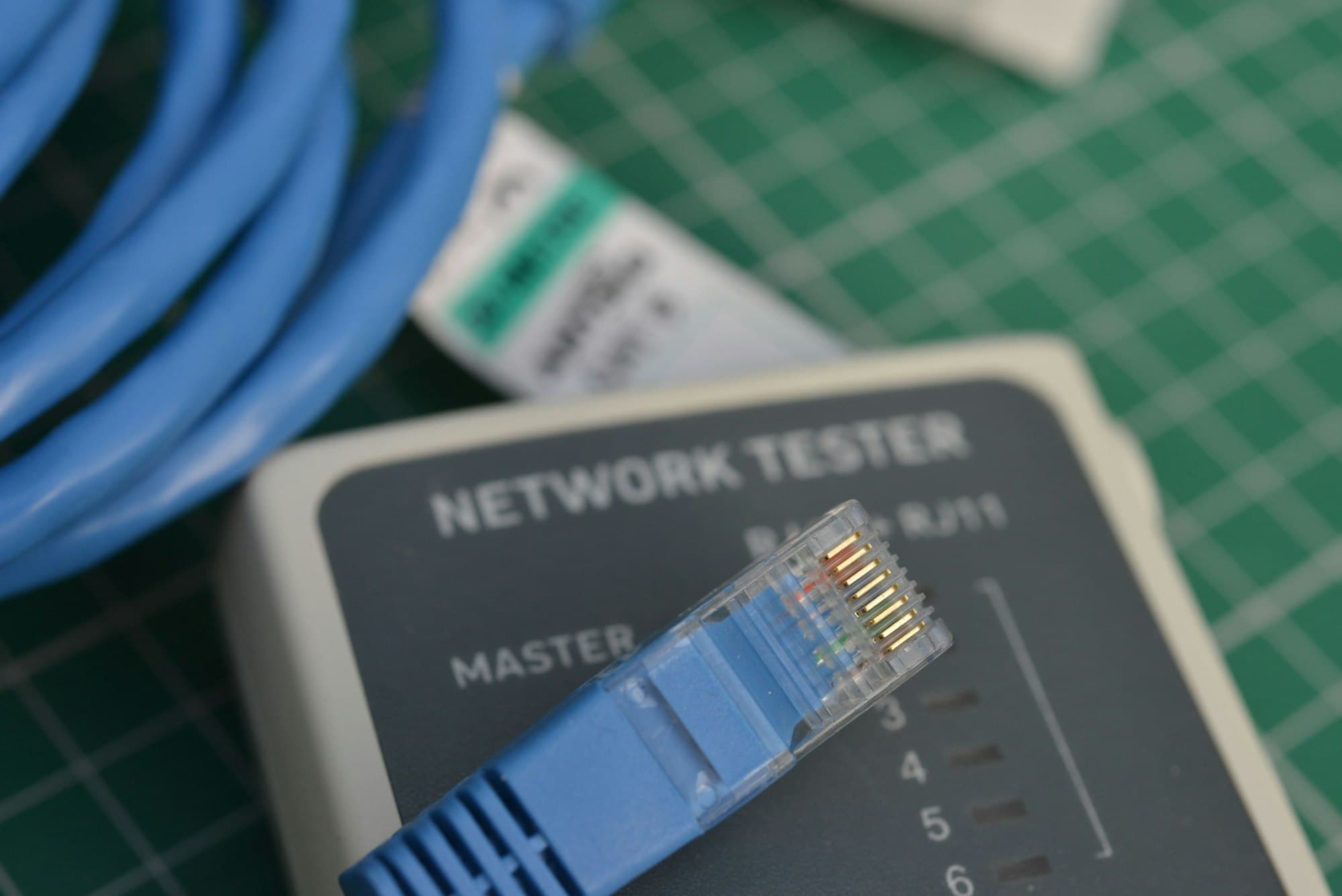 Testing a network cable